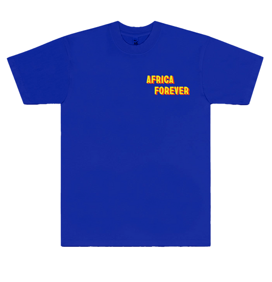 Africa Forever Tee - Cobalt