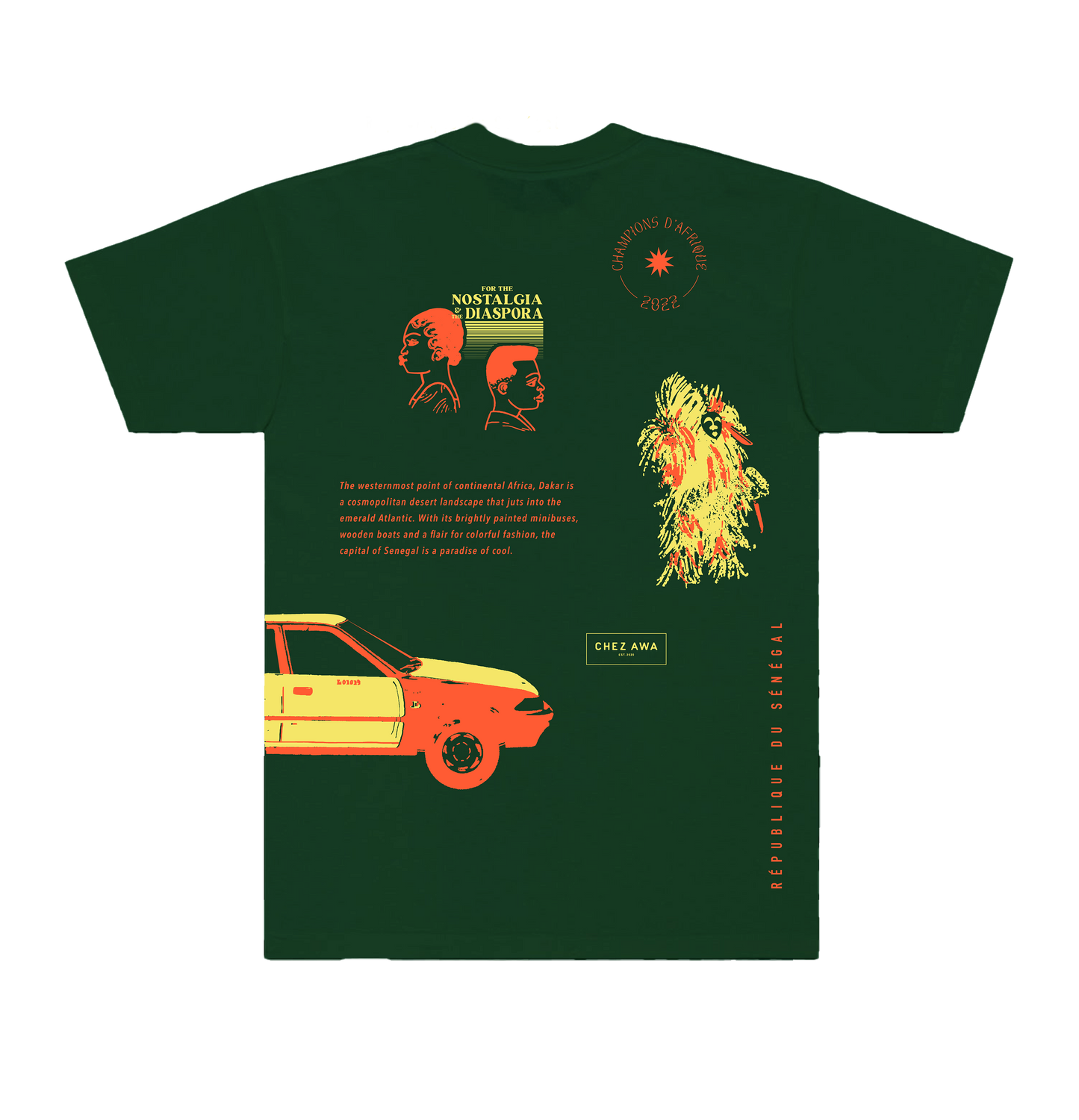 Dakar Tee - Dark Green